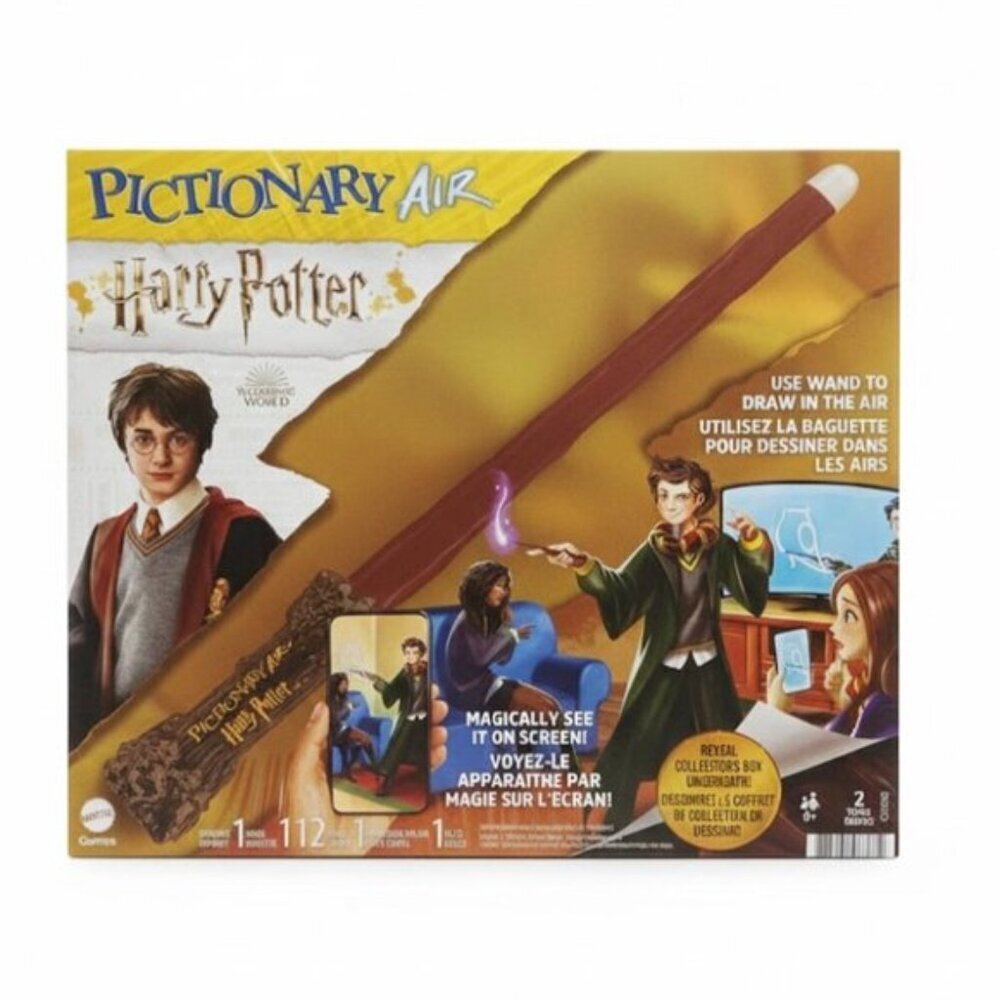 Mattel Pictionary Air Harry Potter Drawing Game - Wizarding World Edition